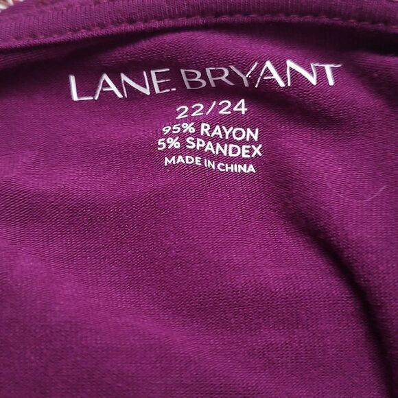 Lane Bryant 2 pc sleeveless blouse and open front light weight cardigan Sz 22/24 - Picture 5 of 9